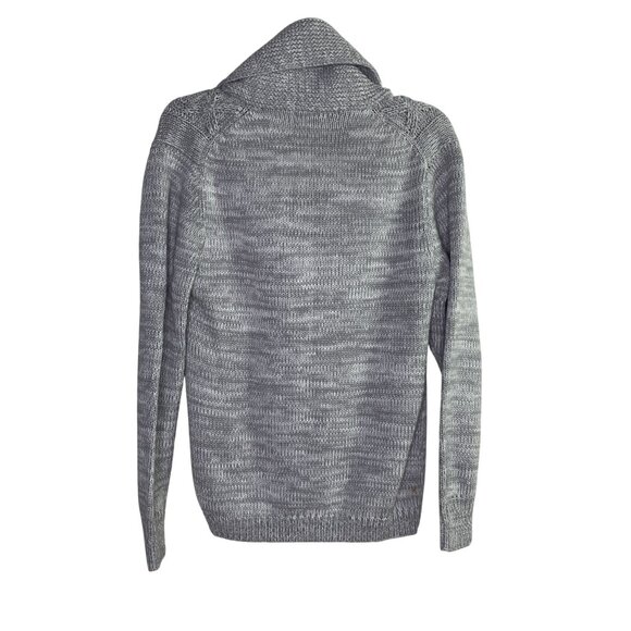 Vintage McLockland Shawl Collar Cardigan Gray M - Picture 4 of 9